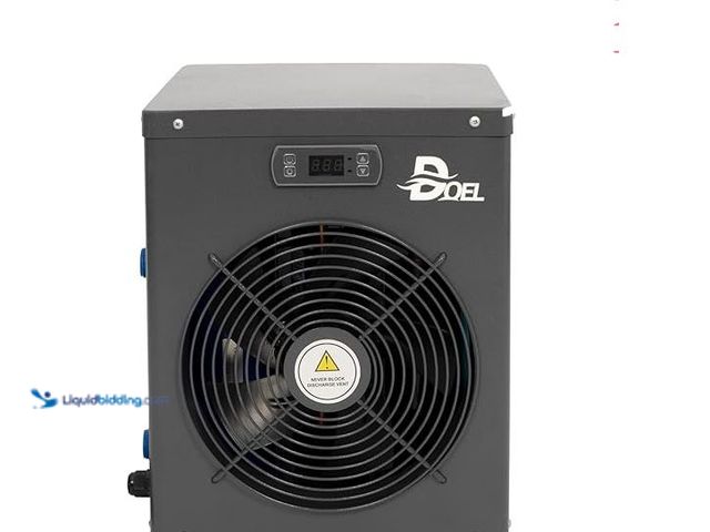 Lot 49-1576844 - DOEL 12000 BTU Mini Swimming Pool Heat Pump for Above-Ground Pools, 3.45 kW Electric Pool Heater wit...
