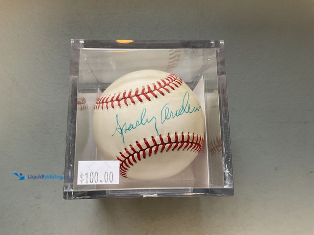 Lot 49-1804306 - AUTOGRAPHED SPARKY ANDERSON BASEBALL WITH JSA