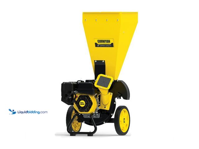 Lot 49-5484860 - Champion Power Equipment
3 in. Dia 224 cc 2-in-1 Upright Gas Powered Wood Chipper Shredder (has com...