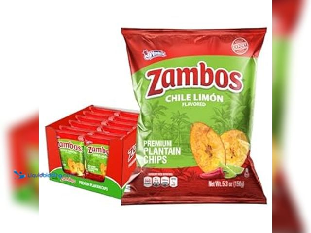 Lot 49-5407805 - Zambos Plantain Chips Chile Limon (Pack of 12). BBD June 20,2025. unused