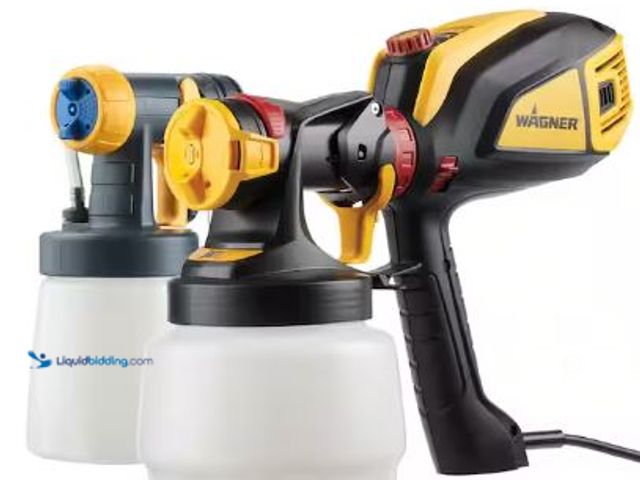 Lot 49-1517092 - Wagner
Flexio 3500 Electric Handheld HVLP Paint Sprayer, Model # 2419306, Unused (Tested works)   R...