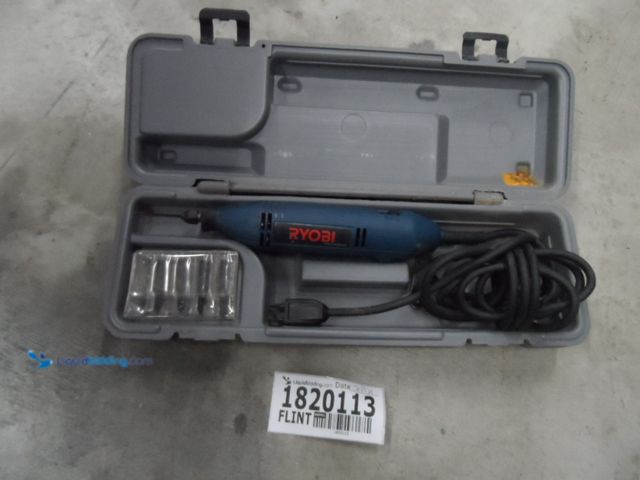 Lot 49-1820113 - 1 Ryobi DC500 Electric Powered Detail Carver Ryobi Detail Carver In Case Used In Good Condition, Tes...