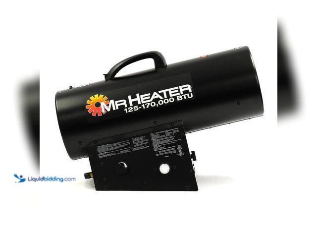 Lot 49-5487230 - Mr. Heater
170,000 BTU Forced Air Propane Outdoor Space Heater with Quiet Burner Technology New