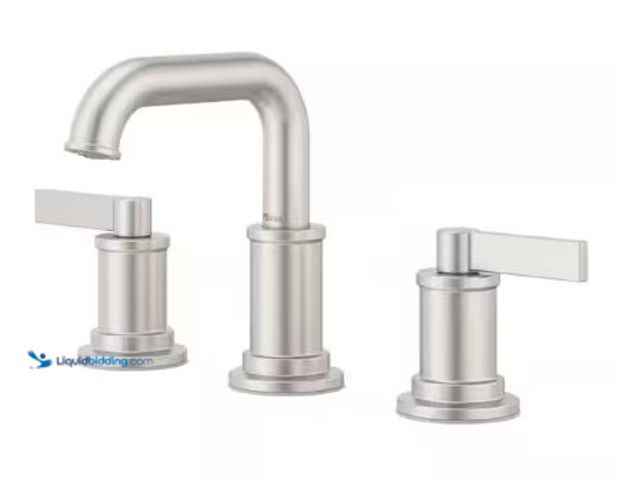 Lot 49-1625180 - Pfister Haven ridge 8 in. Widespread 2-Handle Bathroom Sink Faucet in Spot Defense Brushed Nickel, M...