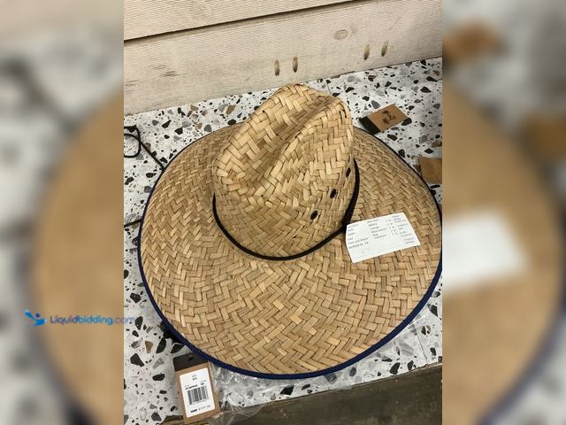 Lot 49-5476284 - Puerto Rico Flag Straw Hat 2pk. Unused