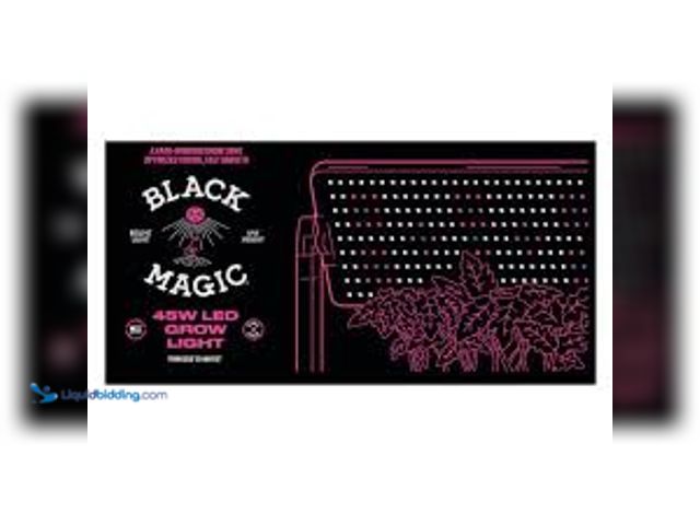 Lot 49-5415657 - Black Magic 45-Watt LED Grow Light - 3 Band-Light Spectrum, Optimized for Big, Fast Growth, Use From...