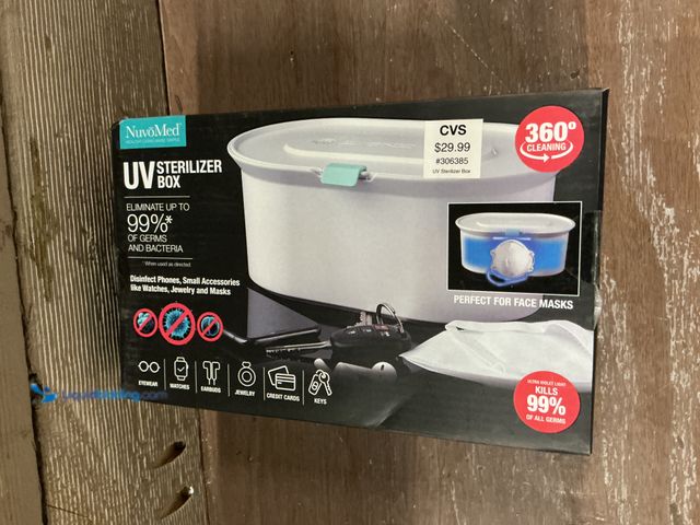 Lot 49-3539516 - NuvoMed Sterilizing Box, White New