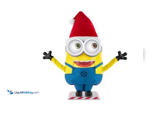 Lot 49-1544914 - 3.5 ft ANIMATES LED Minion, Model # 1011217975, Used, Has scuffs/scratches, Head is separated, Teste...