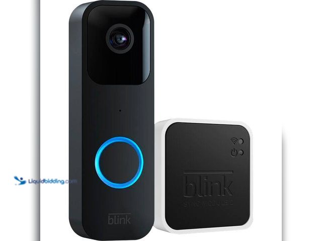 Lot 49-5409074 - Blink
Video Doorbell Plus Sync Module 2 - Battery or Wired - Smart Wi-Fi HD Video Doorbell Camera S...