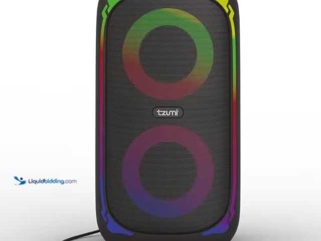 Lot 49-5552431 - Tzumi
Super Bass Jobsite Speaker. Model # 9525HD. Unused with attachments, Powers on
