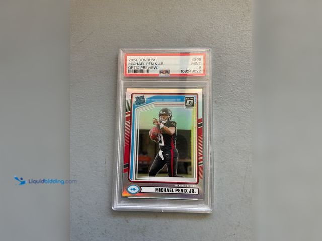 Lot 49-1977908 - Other WOW GRADED CARD! 2024 DONRUSS FOTBALL MICHAEL PENIX JR OPTIC PREVIEW #308 PSA 9 MINT AN AMAZIN...