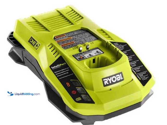 Lot 49-5580867 - RYOBI P117 ONE+ 30 Minute INTELLIPORT 18 Volt Fast Battery Charger. Unused