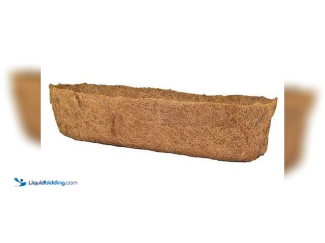 Lot 49-3563427 - QTY 12 - Pride Garden Products 36 in. AquaSav Coconut Liner for window/deck planters. Model # 10070....