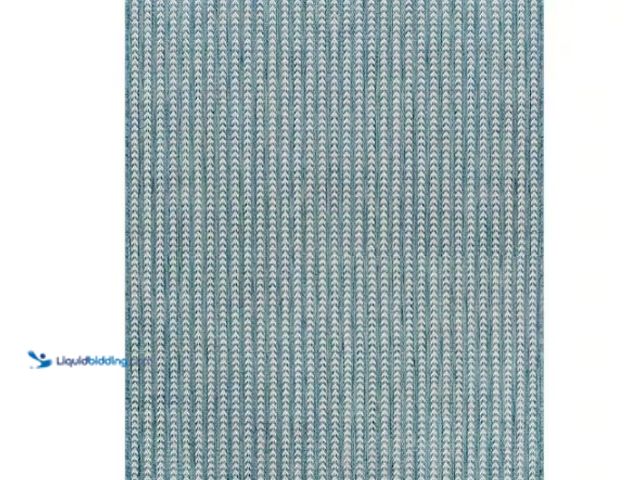 Lot 49-5574268 - Beverly Rug
Arrow Aqua 8 ft. x 10 ft. Chevron Striped Washable Indoor Outdoor Area Rug. Model # HD-...