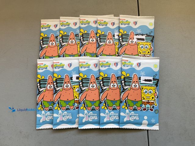 Lot 49-1977211 - Other WOW AMAZING LOT OF 10 FACTORY SEALED KB SPONGEBOB SQUAREPANTS SERIES 1 JAPANESE PACKS AN AMAZI...