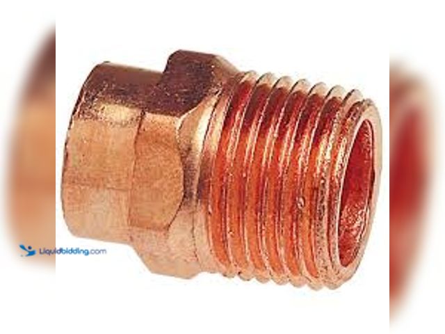 Lot 49-5475764 - Everbilt 604 3/4 in. x 3/4 in. Wrot Copper Cup X MIP Adapter Pro Pack (25-Pack). Model # MPP604HD34....