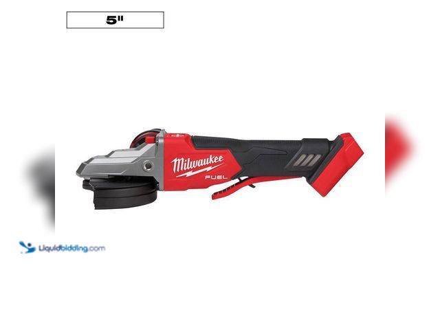 Lot 49-5463182 - Milwaukee
M18 FUEL 18V Lithium-Ion Brushless Cordless 5 in. Flathead Braking Grinder with Paddle Sw...