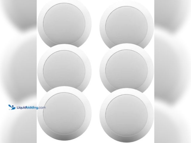 Lot 49-3531112 - 7.5 Inch Disc Light - 6 Pack I Dimmable Flush Mount Ceiling Light Fixtures | 5CCT LED Lights for Bed...