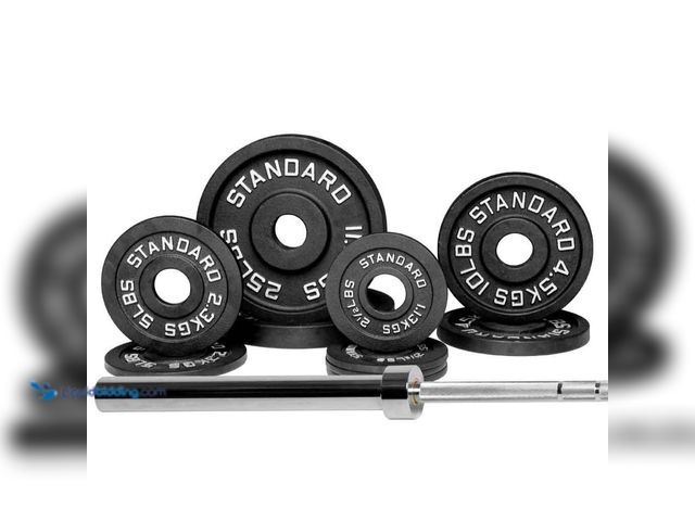 Lot 49-5551950 - Pack of 4 Barbells, 20 Pounds, 5 Pounds, 2 Each, Unused