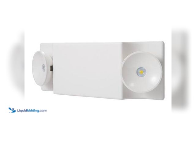 Lot 49-3616473 - Sure-Lites SEL White Integrated LED Plastic Emergency Light with NiCad Battery and Coverage Area of ...