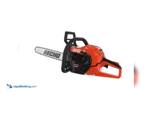 Lot 49-5460777 - ECHO
20 in. 50.1 cc 2-Stroke Gas Rear Handle Chainsaw. Item is Used, Has compression.