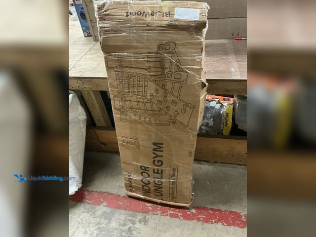 Lot 49-5463479 - Upgraded Indoor Playground 9-in-1 Jungle Gym Kids Climbing Toys, Montessori Philosophy Waldorf Style...