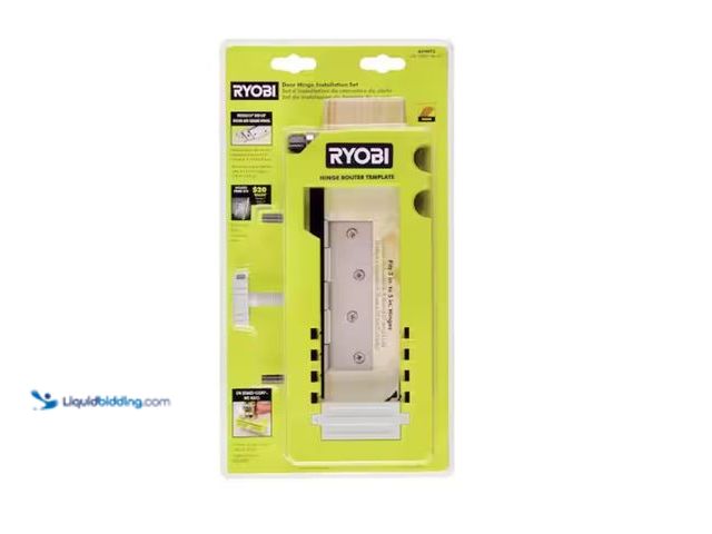 Lot 49-3471604 - RYOBI Door Hinge Template, Model # A99HT3, Slightly used.  Ref#SB1029