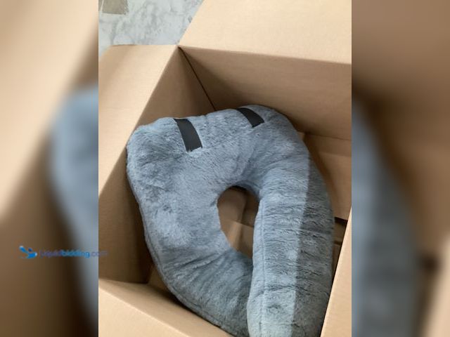 Lot 49-5545609 - Foam Arch Neck Pillow, (Gray) Unused