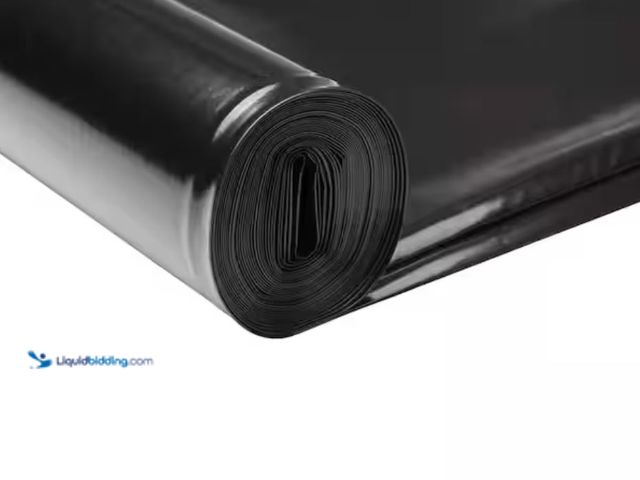 Lot 49-3614565 - APPROX. (200sq/ft) TrafficMaster Roll 120 in. W x 20 ft. L x 6 mil T Moisture Barrier Underlayment f...