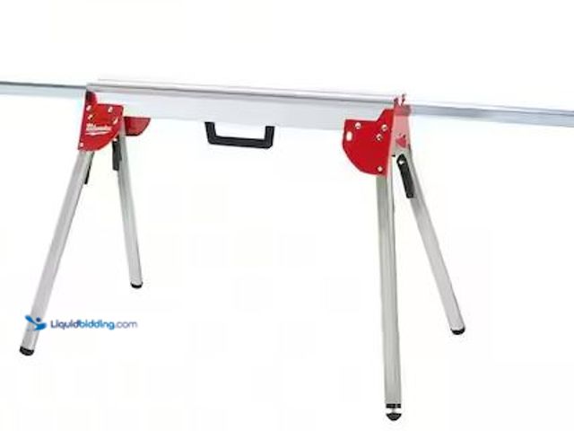 Lot 49-5490034 - Milwaukee
Folding Miter Saw Stand Internet # 301804452
Model # 48-08-0551
Store SKU # 1002460039 ...