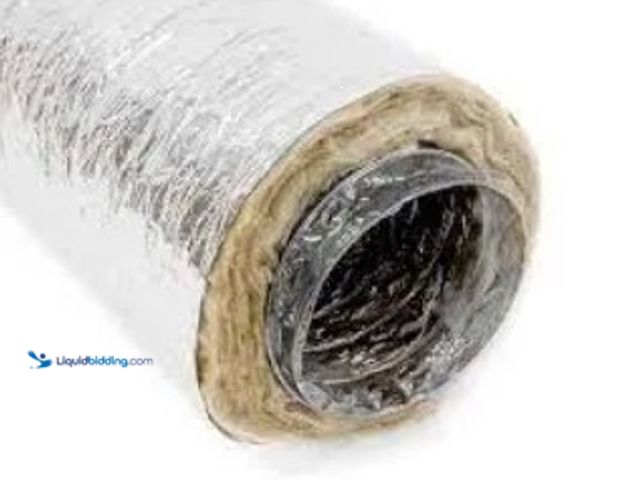 LiquidBidding - Lot 49-1602032 - H&C 214 Insulated Duct 8 In X 25 Ft ...