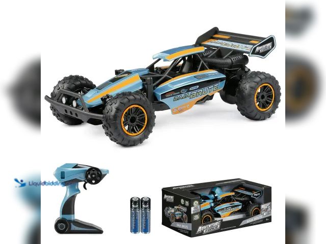 Lot 49-1627189 - Adventure Force (1:8) Baja Brute Battery Remote Control Ice Blue Buggy, Model #60821U, Used, No Batt...