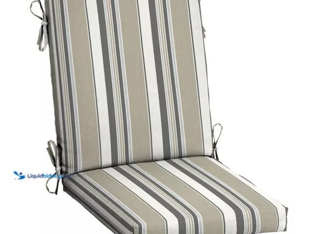 Lot 49-5552394 - ARDEN earthFIBER Outdoor Dining Chair Cushion, 20 x 20, Water Repellent, Fade Resistant, 1-Piece Cus...