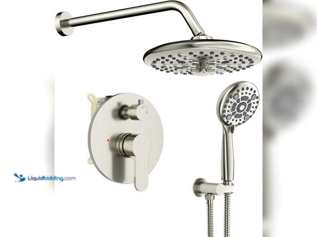 Lot 49-5488295 - SR SUN RISE Shower Faucet - 10 Inch Multifunctional High Pressure Shower Head System with Handheld S...