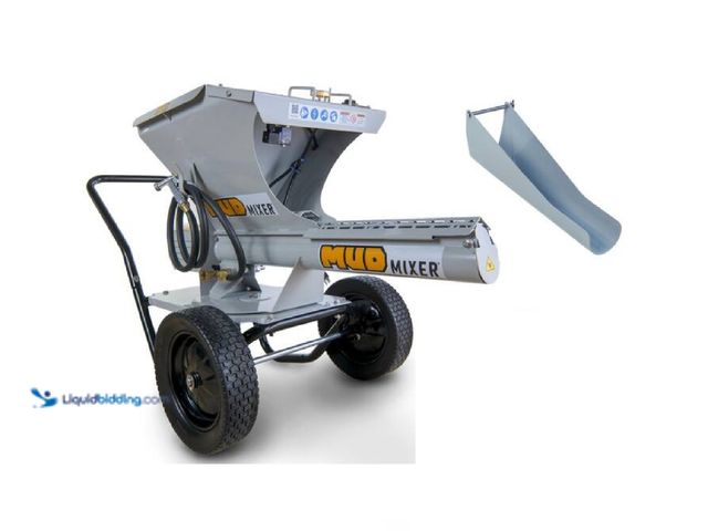 Lot 49-1532240 - MUDMIXER Continuous Feed Portable Electric Concrete, Cement and Mortar Mixer. Model# MMXR-3221. MSRP...