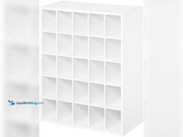 Lot 49-3469347 - ClosetMaid 25-Cube Organizer, White Model #8506, New  Ref#LBREL