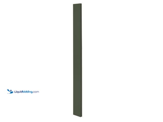 Lot 49-2024561 - Hampton Bay Avondale/Leyton 3 in. W x 36 in. H Cabinet Filler in Fern Green. Model # F336-GN. MSRP $...