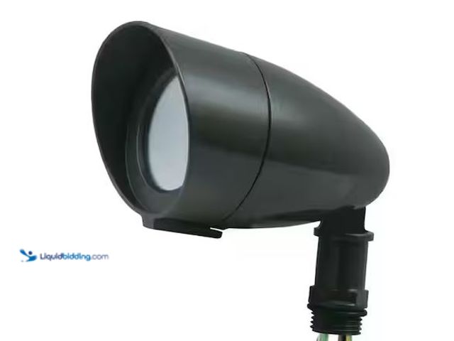 Lot 49-5545707 - Commercial Electric
7Watt 550 Lumens CE Hardwired Bronze Integrated LED Landscape Flood Light, Unus...