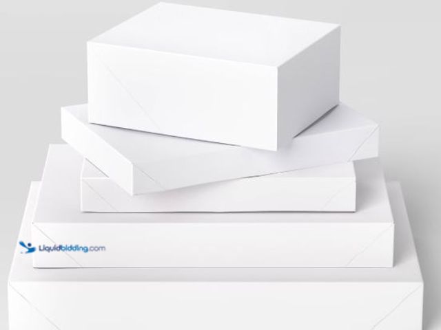 Lot 49-5460913 - 5ct Assorted Christmas Gift Box White - Wondershop™: Variety Pack for Presents Item is Factory Seale...