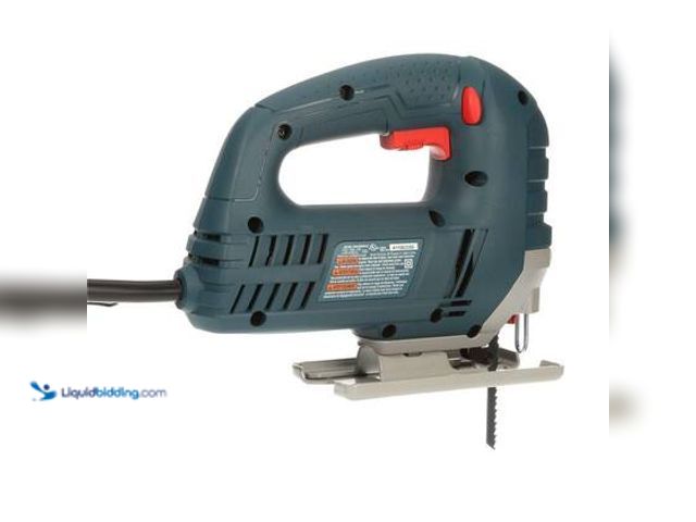 Lot 49-5539678 - Bosch 6 Amp Corded Variable Speed Top-Handle Jig Saw Kit with Assorted Blades and Carrying Case. Mod...