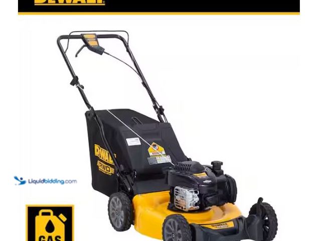 Lot 49-1627548 - DEWALT 21 in. 150cc Briggs and Stratton 625ex Engine Rear Wheel Drive 2-in-1 Gas Self Propelled Walk...