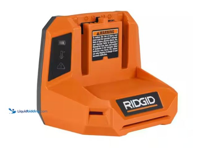 Lot 49-5574197 - RIDGID
18V Lithium Charger. Model # AC860931/.Unused