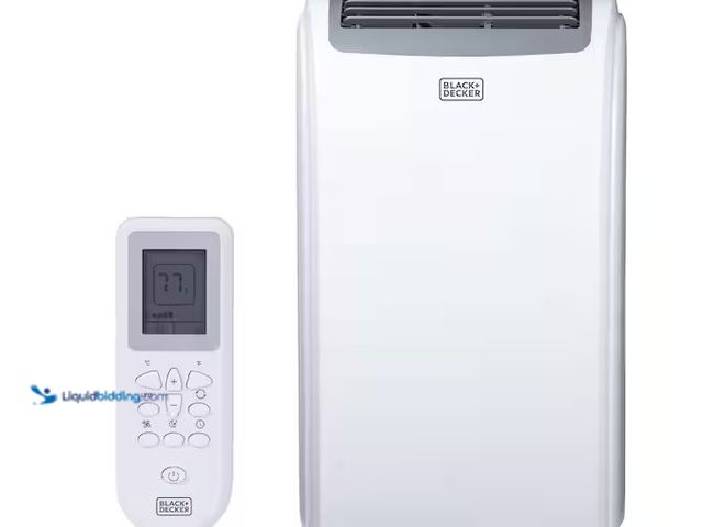 Lot 49-3637869 - BLACK+DECKER 12,000 BTU (8,000 BTU DOE) Portable Air Conditioner Unit, Cools 550 Sq. Ft., Dehumidifi...