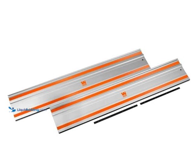 Lot 49-2004636 - WEN 100-Inch Track Saw Track Guide Rail and Adapters, Model # CT9502, Slightly used, Dusty.  Ref#WEN...