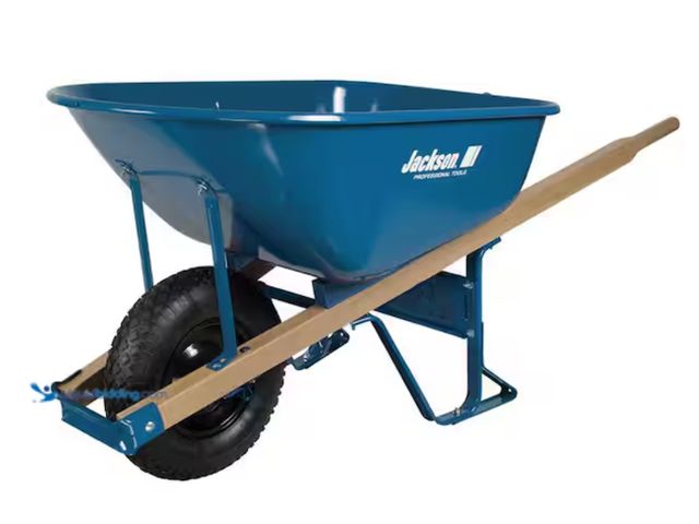 Lot 49-2000010 - PARTS ONLY - For Jackson 6 cu. ft. Heavy-Duty Steel Wheelbarrow, Model # M6KBUT12, Unused, Lot inclu...