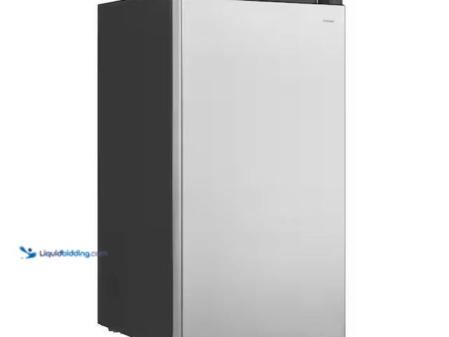 Lot 49-1576946 - Vissani 3.2 cu. ft. Mini Refrigerator in Stainless Steel, ENERGY STAR Model # HVAR32SE, Used, Scuffs...