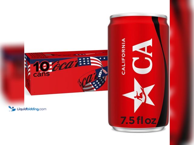 Lot 49-5549661 - Coca-Cola Zero Sugar Soda Soft Drink Mini Cans, 7.5 fl oz, 10 Pack | Zero calories, carbonated. BEST...