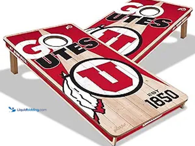 Lot 49-5407516 - YouTheFan NCAA 2’ x 4’ Professional Wood Cornhole Game. Model: B0DF32Z6XK. Unused