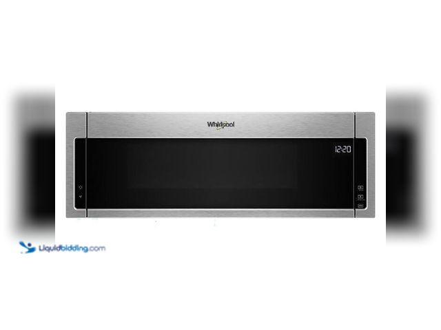 Lot 49-2024038 - Whirlpool 1.1 cu. ft. Over the Range Low Profile Microwave Hood Combination in Stainless Steel. Mode...