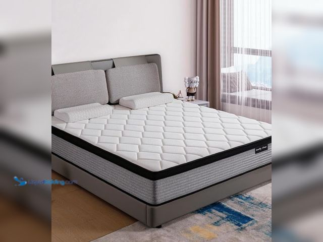 Lot 49-1630613 - 12" Queen Size Hybrid Memory Foam Mattress, Medium-Firm, Individual Pocketed Springs, Supportive Foa...